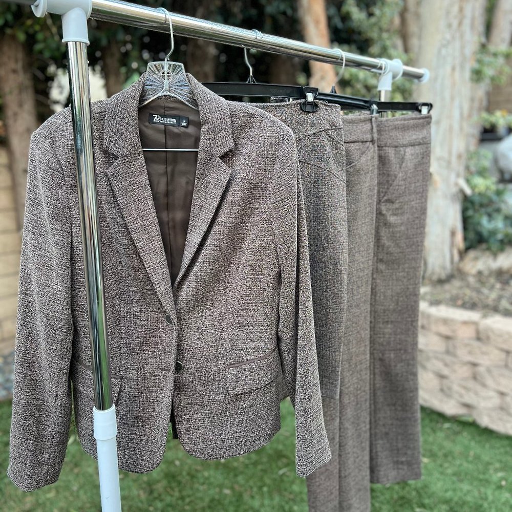 7th Avenue  - Heather Brown 4 Piece Set - Get back to work in style